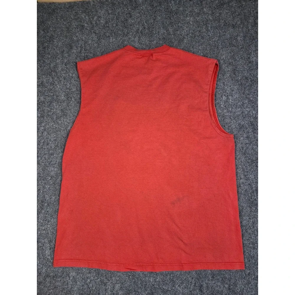 Vintage Universal Studios Tank Top Mens 2XL Red Escape Reality‎ Muscle Tee
